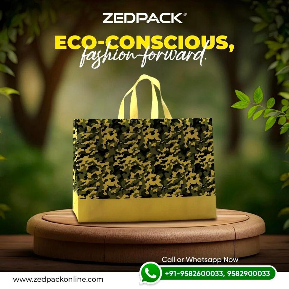 Green Your Carry Boost Your Brand: Zedpack's Eco-Friendly Bags Where Sustainability Meets Style!