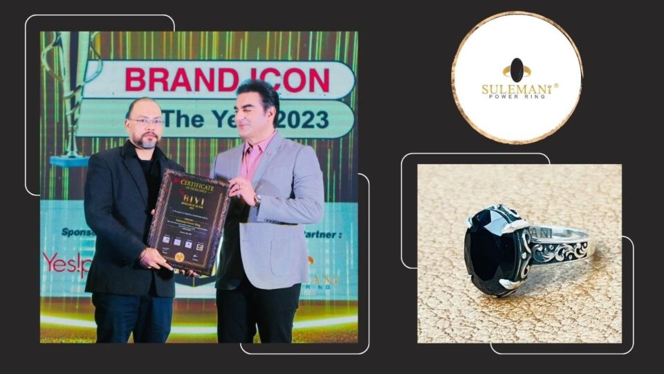 Sulemani Power Ring, leading gemstone supplier, Mohammed Gulam Sarwar Shaikah, Sarwar Faridi, Brand Icon of The Year Award,